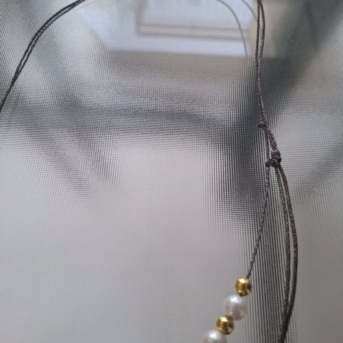 Double women's necklace with mermaid tail like new, multicolor