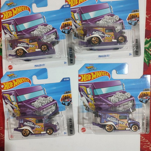 Hot Wheels Mailed It! treasure hunt used
