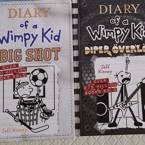 Diary of a Wimpy Kid 5-Book Set New Hardcover English