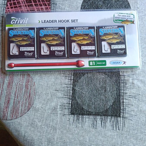 Crivit Leader Hook Set 81 pieces new, sealed