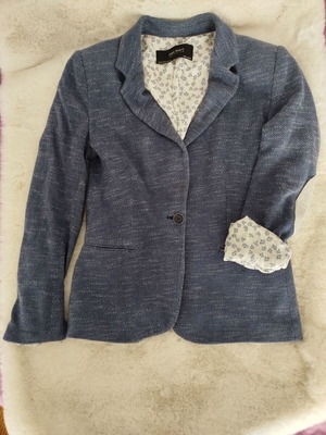 Zara spring jacket like new, cotton fabric, size M