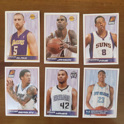 Panini NBA 2012 stickers, set of 12 singles