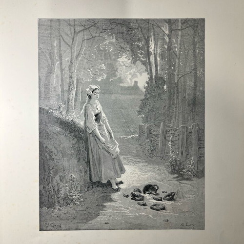 Gustave Doré engraving used, 29x36 cm