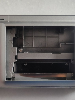 Nintendo DS Lite half shell silver OEM like new with film protector
