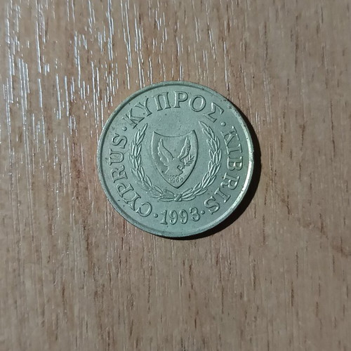 Cyprus 20 Cents coin 1993, Zenon of Kition