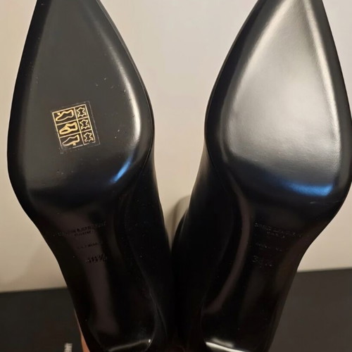 YSL leather boots new, size 38.5, black