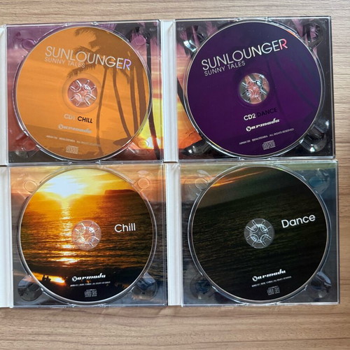 Sunlounger Collection 2 Original Armada CDs used, chill & balearic trance