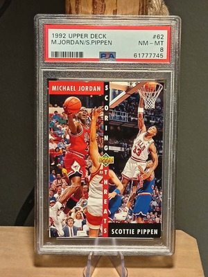 1992-93 Upper Deck Michael Jordan-Scottie Pippen #62 card new