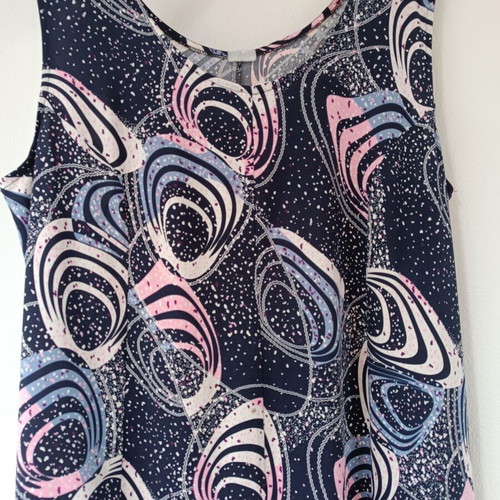 Dress L/XL polyester like new, colorful