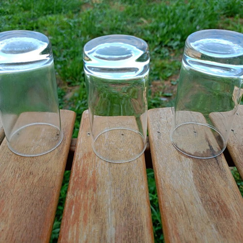 Low ouzo/tsipouro glasses like new, set of 3
