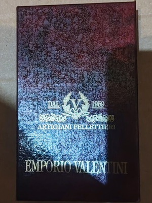 Emporio Valentini keychain new, brown