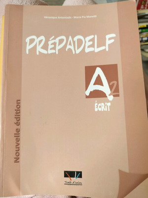 Prepadelf A2 French book used with notes and exercise answers