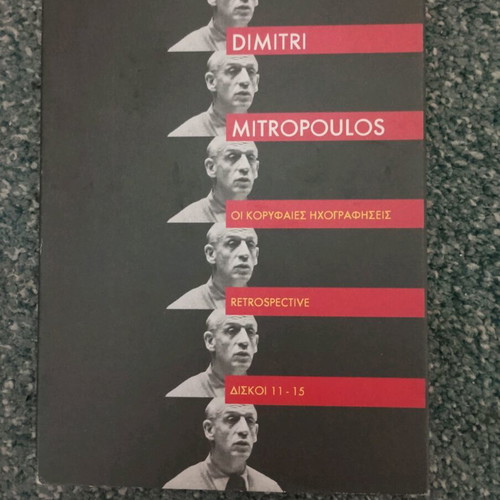 Dimitri Mitropoulos CD box set with 5 discs like new, classical music