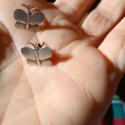 Silver 925 earrings handmade by designer Magia, like new