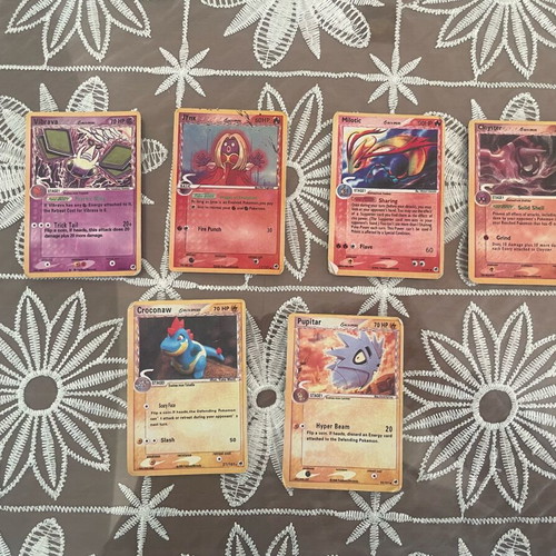 Vintage Pokémon cards used, bundle of 17 rare with 20 bonus