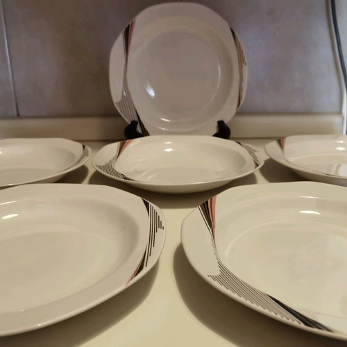 Bavaria porcelain plates 6 pieces deep new