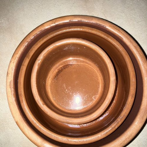Clay cookware set new, 3 pieces