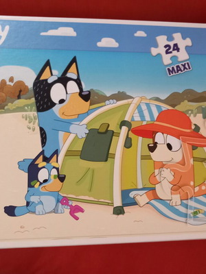 Bluey Trefl Puzzle 24 pieces used, ages 3 and up