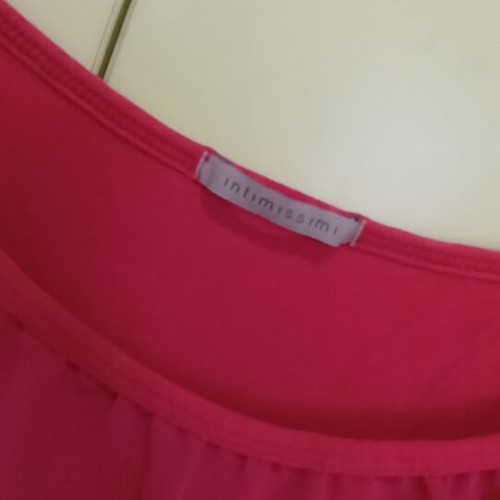 Intimissimi top like new, coral with front transparency