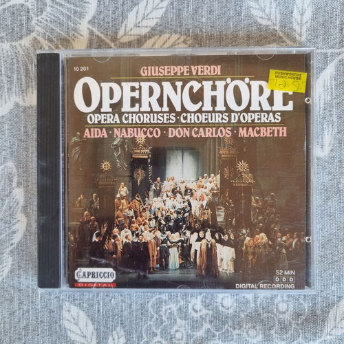 Giuseppe Verdi Opernchore CD like new, classic opera choruses