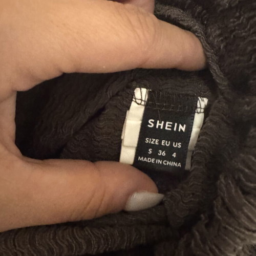 Shein wide-leg pants like new, size S, brown