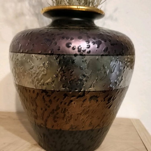 Decorative vase like new, ceramic 17x14 cm