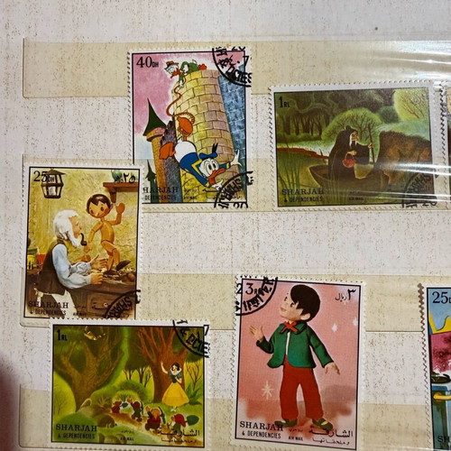 Disney stamps sealed, 39 pieces, like new