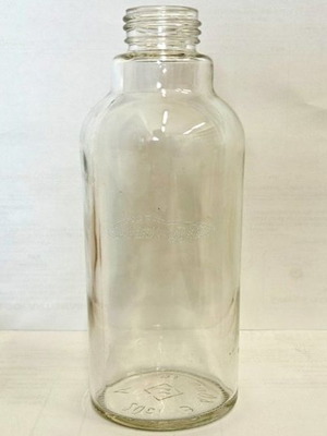 Transparent glass bottle 200ml new