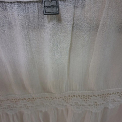 Attrattivo white dress used, size M\/L, lace and buttons