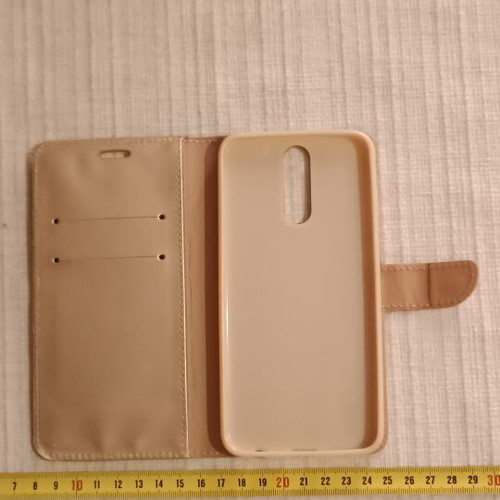 Smartphone Nova 2i case wallet new with magnetic clasp and card slots