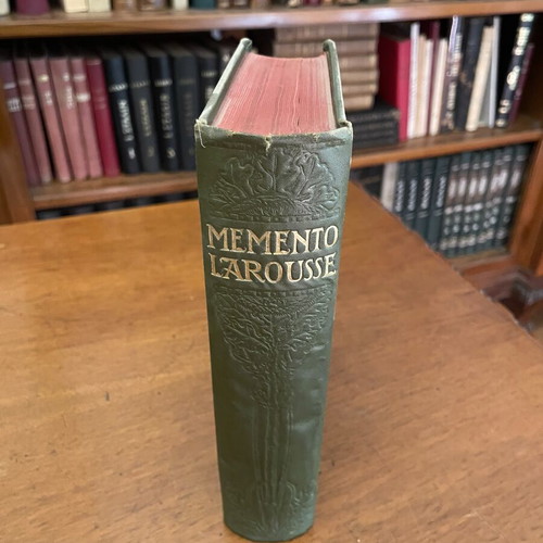 Memento Larousse γαλλική εγκυκλοπαίδεια 1918 μεταχειρισμένη, δερματόδετη