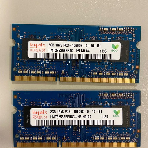 Ram memory cards used for MacBook, laptop, notebook