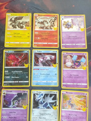 Pokemon Celebrations lot of 9 cards new condition