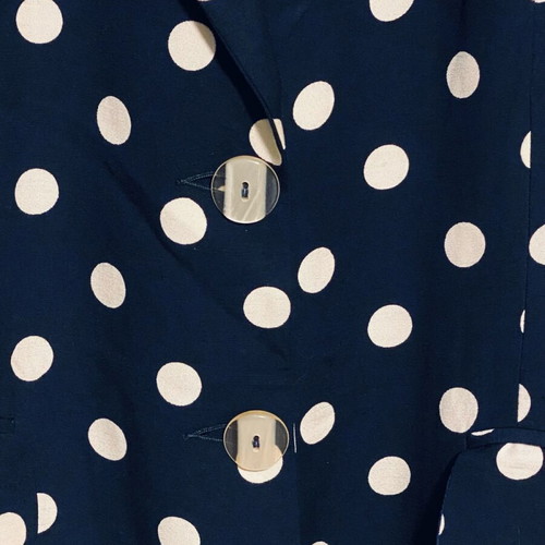 Fidele Blue Polka Dot Jacket Like New, Size L