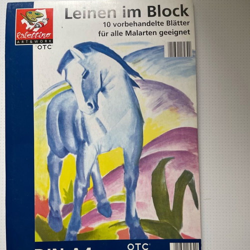 Canvas block A4 new with 10 sheets for painting