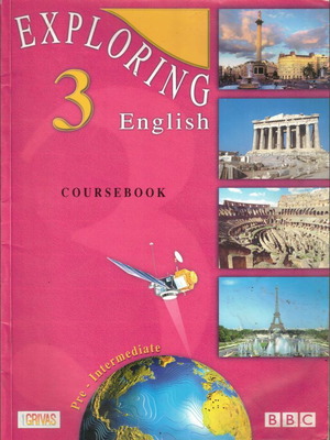 Exploring English 3 Coursebook used, pre intermediate, Grivas editions