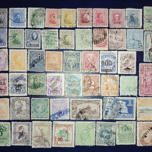 Uruguay classic stamps collection, clearance B