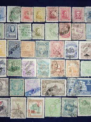 Uruguay classic stamps collection, clearance B