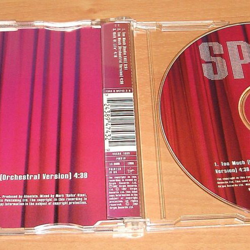 Spice Girls Too Much CD single μεταχειρισμένο, pop