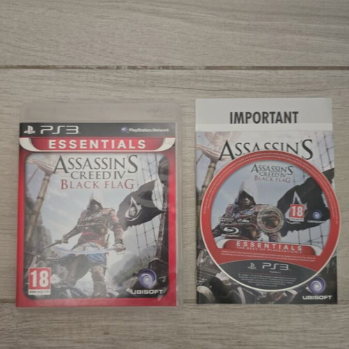 Assassins Creed IV Black Flag PS3 used, complete