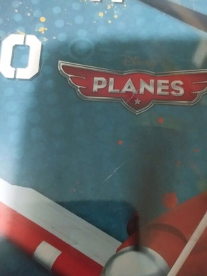 Planes wall clock used, analog