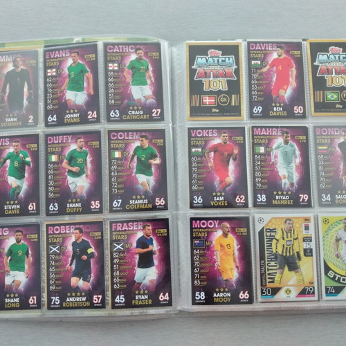 Topps Match Attax 101 Football Trading Cards Bundle used