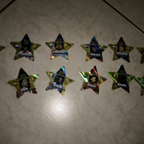 Metal collectible star caps like new