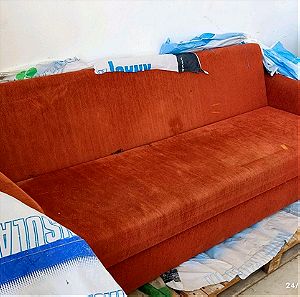 Τριθέσιος καναπές-κρεβάτι