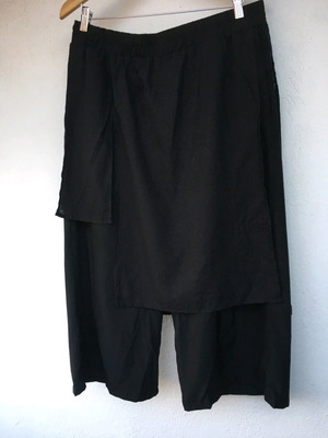 Men's wide leg pants like new, black, size L