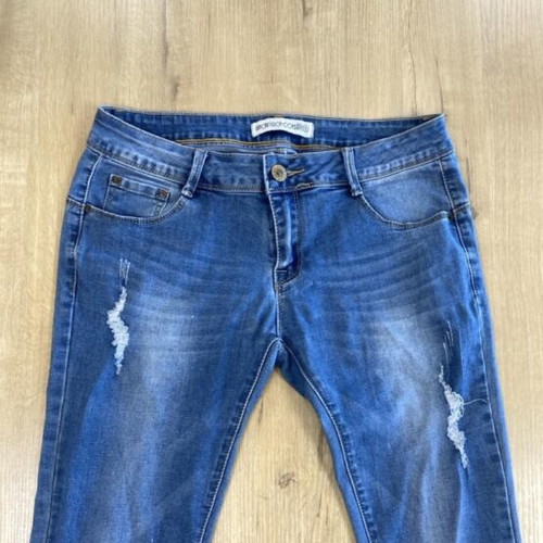 Low rise Y2K jeans, blue