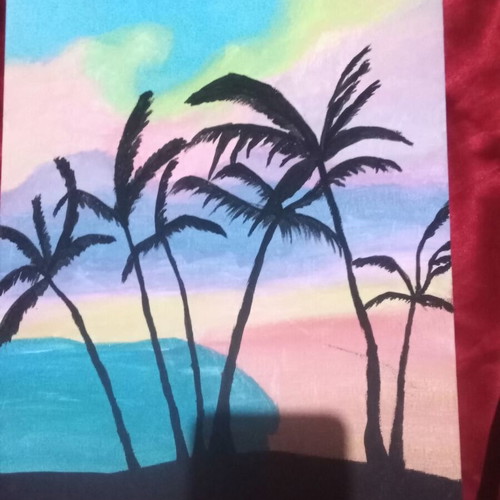 Painting Blyan hand-painted like new
