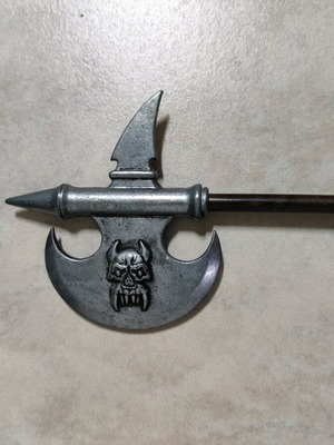 Decorative axe like new made of metal and wood