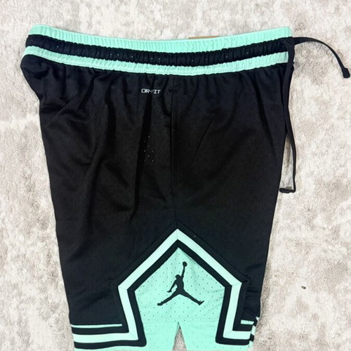 Jordan Diamond Dry Fit shorts, black and mint green, L and XL