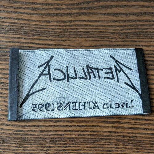 Metallica Patch Live In Athens 1999 New